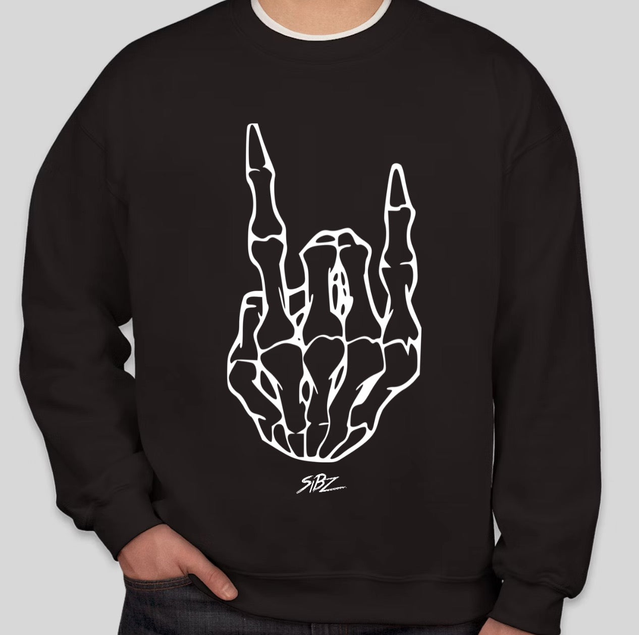 Sibz Skeleton Crew Neck