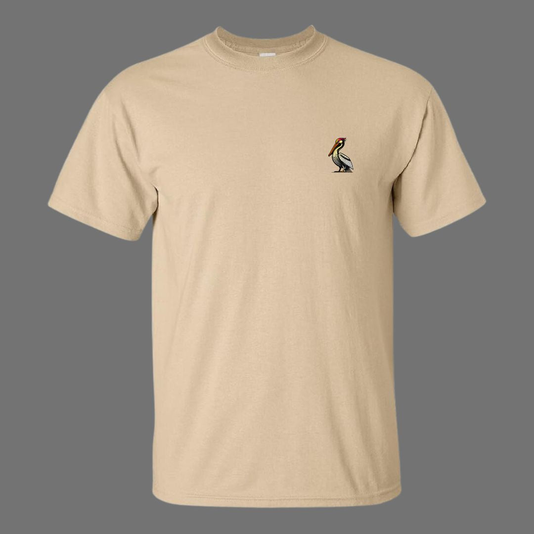 Pelican Landing T-Shirt (Bird Logo Front / Text Logo Back) - Unisex