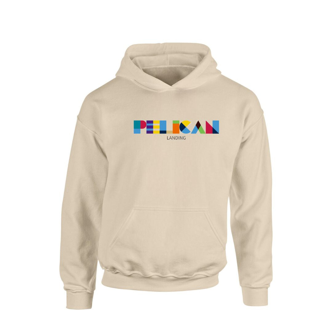 Pelican Landing Hoodie (Text Logo Front) - Unisex