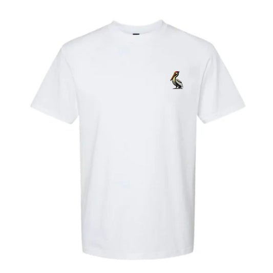 Pelican Landing T-Shirt (Bird Logo Front / Text Logo Back) - Unisex