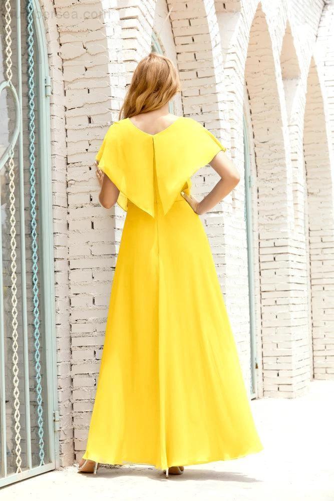 Numbersea Mother of The Bride Dresses Plus Size V-Neck Floor Length Formal Prom Dress for Wedding Guest 28020 - Image 130