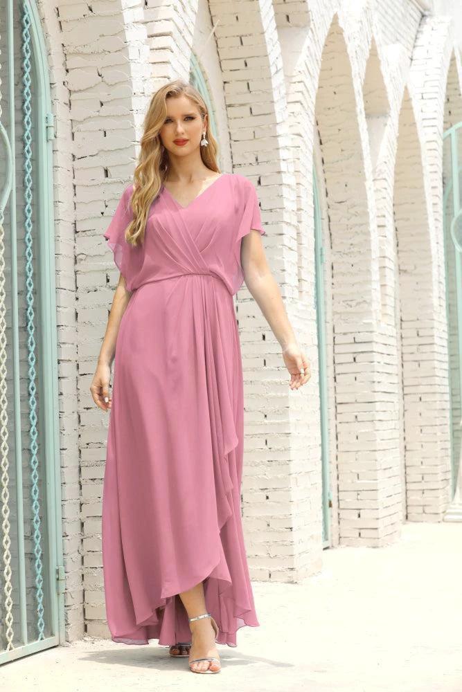 Numbersea Mother of The Bride Dresses Plus Size V-Neck Floor Length Formal Prom Dress for Wedding Guest 28020 - Image 41
