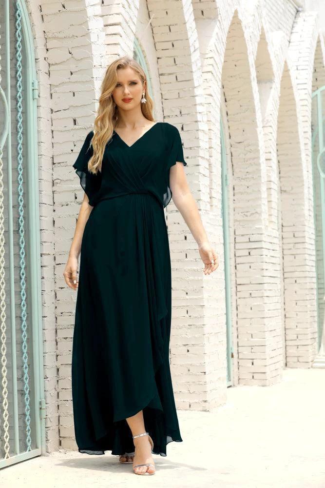 Numbersea Mother of The Bride Dresses Plus Size V-Neck Floor Length Formal Prom Dress for Wedding Guest 28020 - Image 65