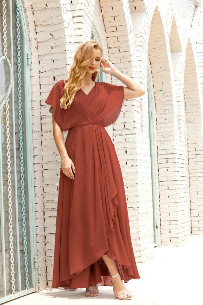 Numbersea Mother of The Bride Dresses Plus Size V-Neck Floor Length Formal Prom Dress for Wedding Guest 28020 - Image 75