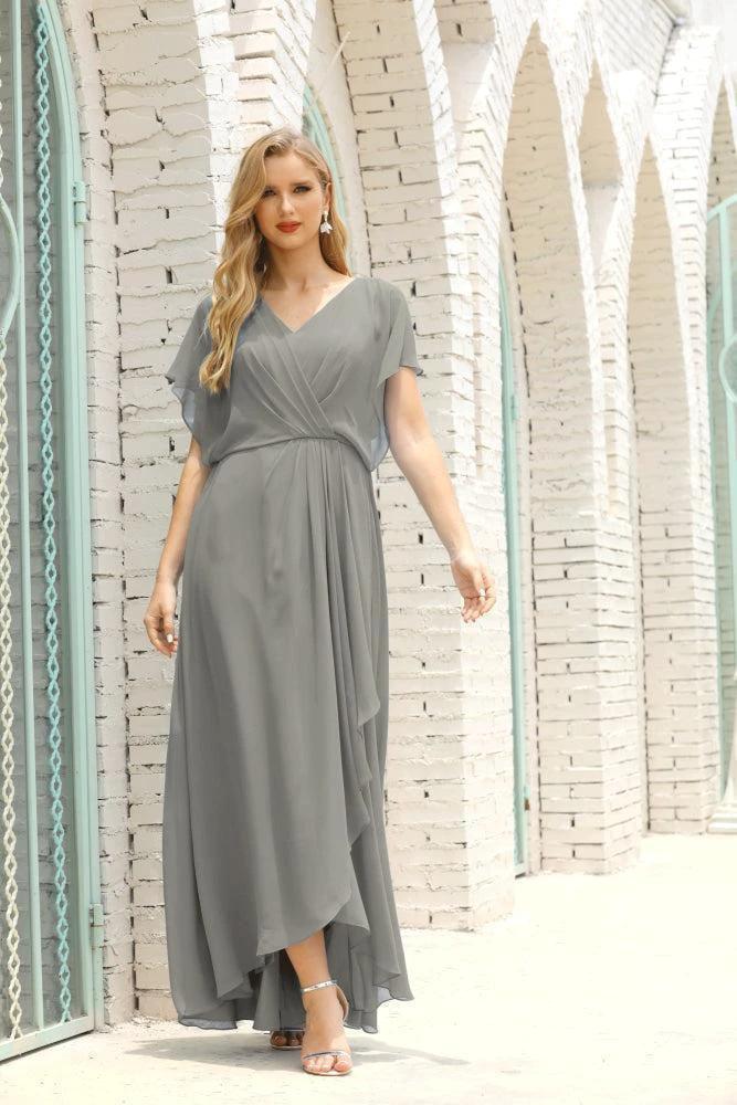 Numbersea Mother of The Bride Dresses Plus Size V-Neck Floor Length Formal Prom Dress for Wedding Guest 28020 - Image 77